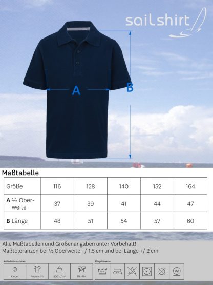 Folkeboot-Poloshirt-Kinder – Bild 2