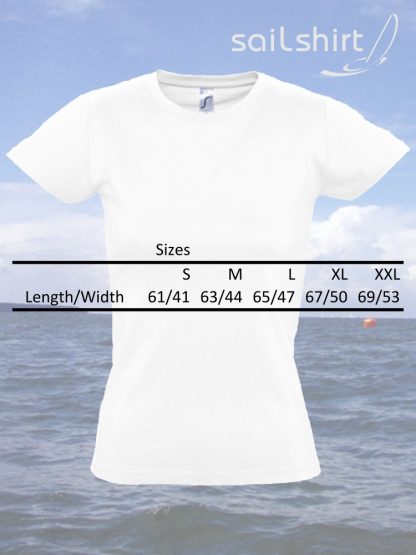 sailshirt-Lakeside-T-Shirt Damen Weiß – Bild 2