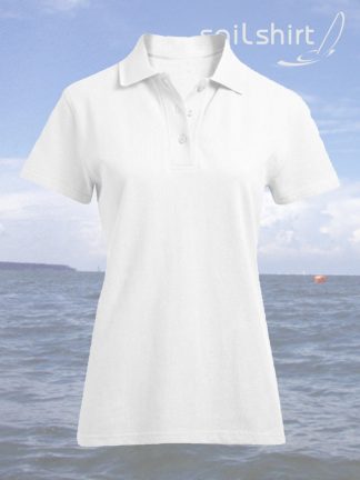sailshirt-Lakeside-Poloshirt Damen Weiß
