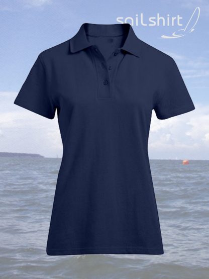 sailshirt-Lakeside-Poloshirt Damen Navy